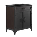 Steamforge 30" Bathroom Vanity - Black Black
