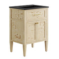 Elysian 24" Wood Bathroom Vanity - Black Burl