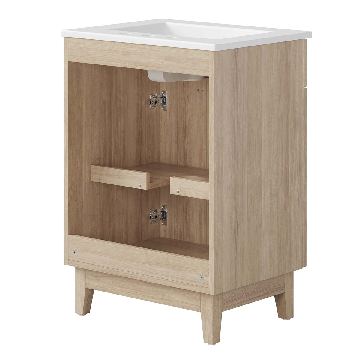Miles 24" Bathroom Vanity - White Oak