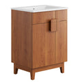 Miles 24" Bathroom Vanity - White Walnut