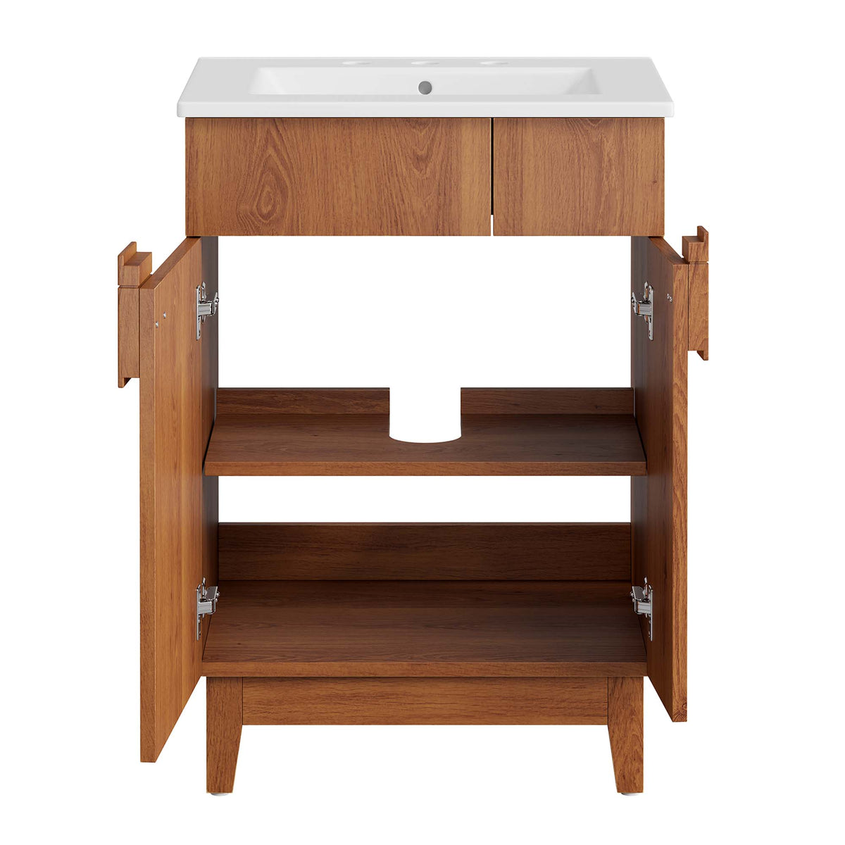 Miles 24" Bathroom Vanity - White Walnut