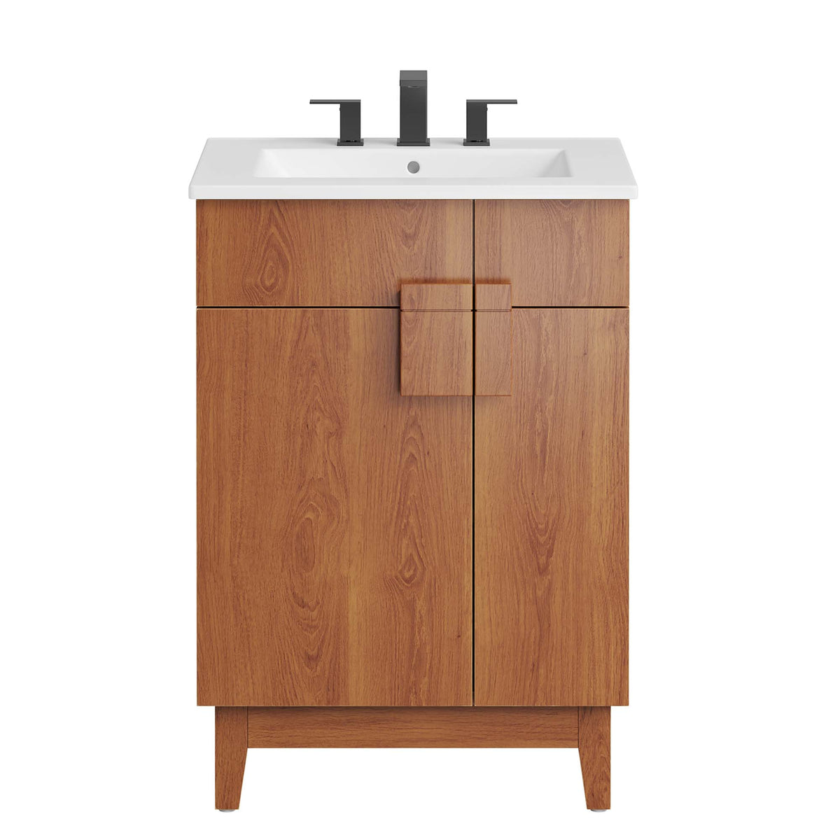 Miles 24" Bathroom Vanity - White Walnut