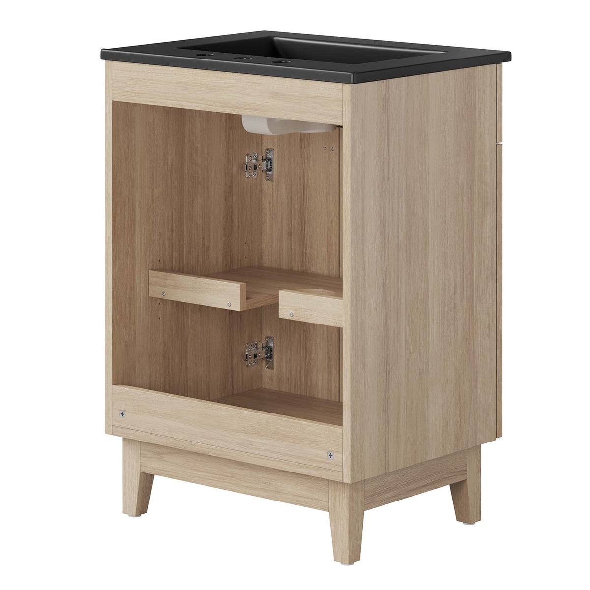Miles 24" Bathroom Vanity - Black Oak