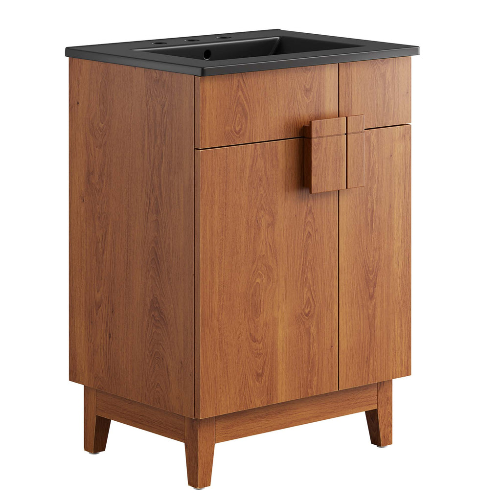 Miles 24" Bathroom Vanity - Black Walnut