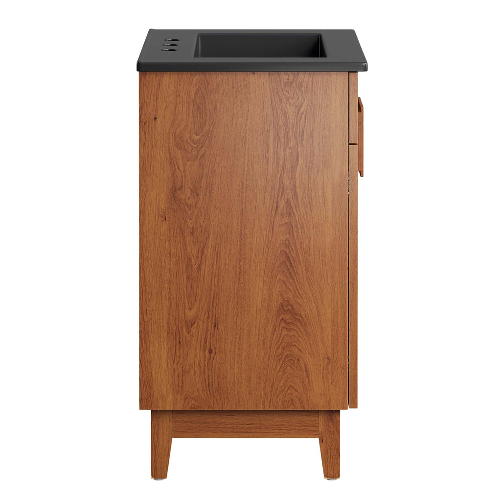 Miles 24" Bathroom Vanity - Black Walnut