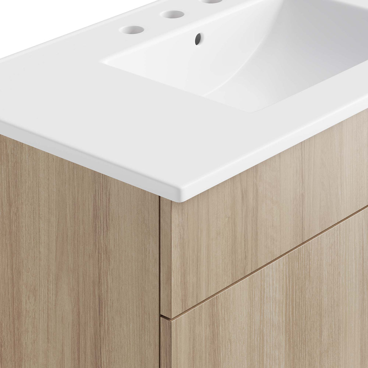 Miles 36" Bathroom Vanity - White Oak