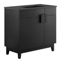 Miles 36" Bathroom Vanity - Black Black