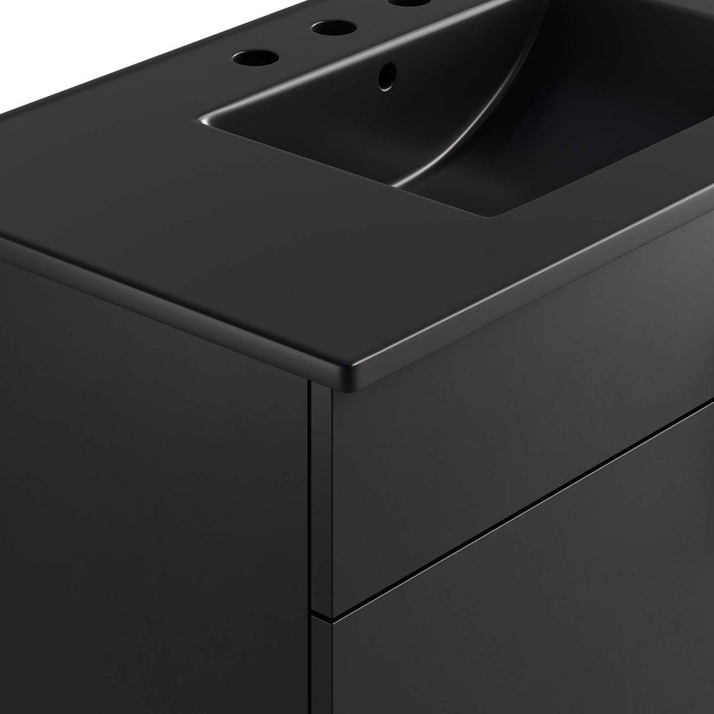 Miles 36" Bathroom Vanity - Black Black