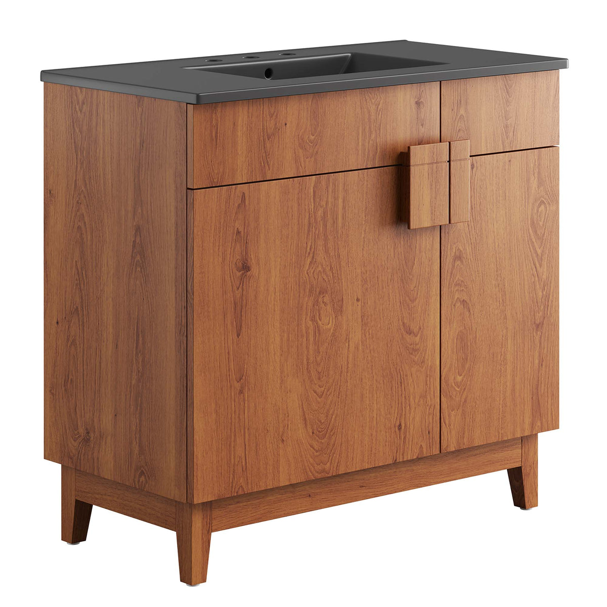 Miles 36" Bathroom Vanity - Black Walnut