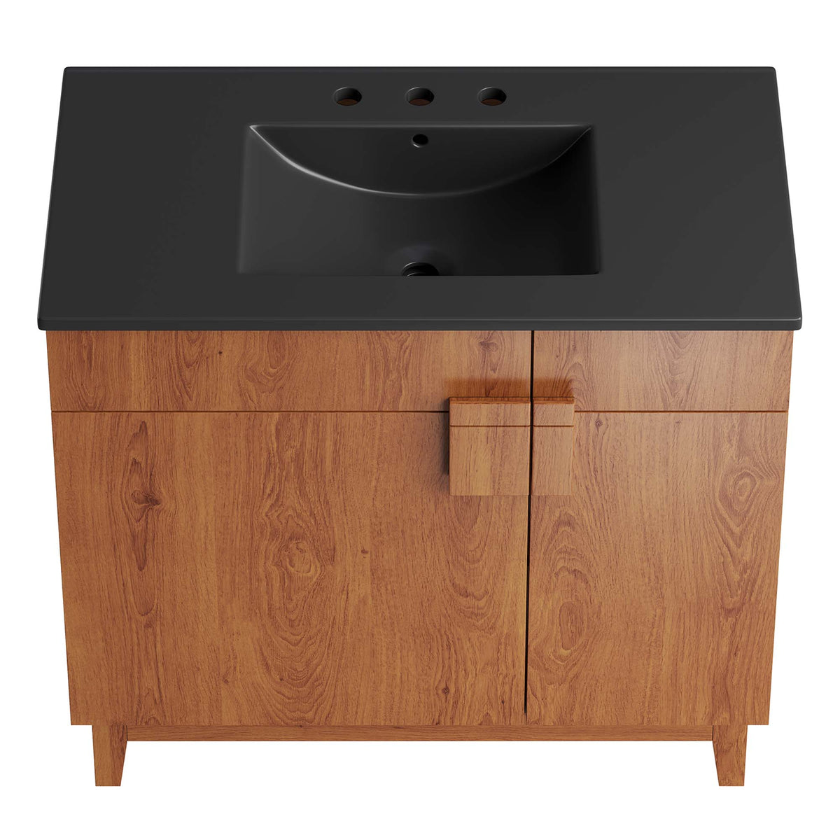 Miles 36" Bathroom Vanity - Black Walnut