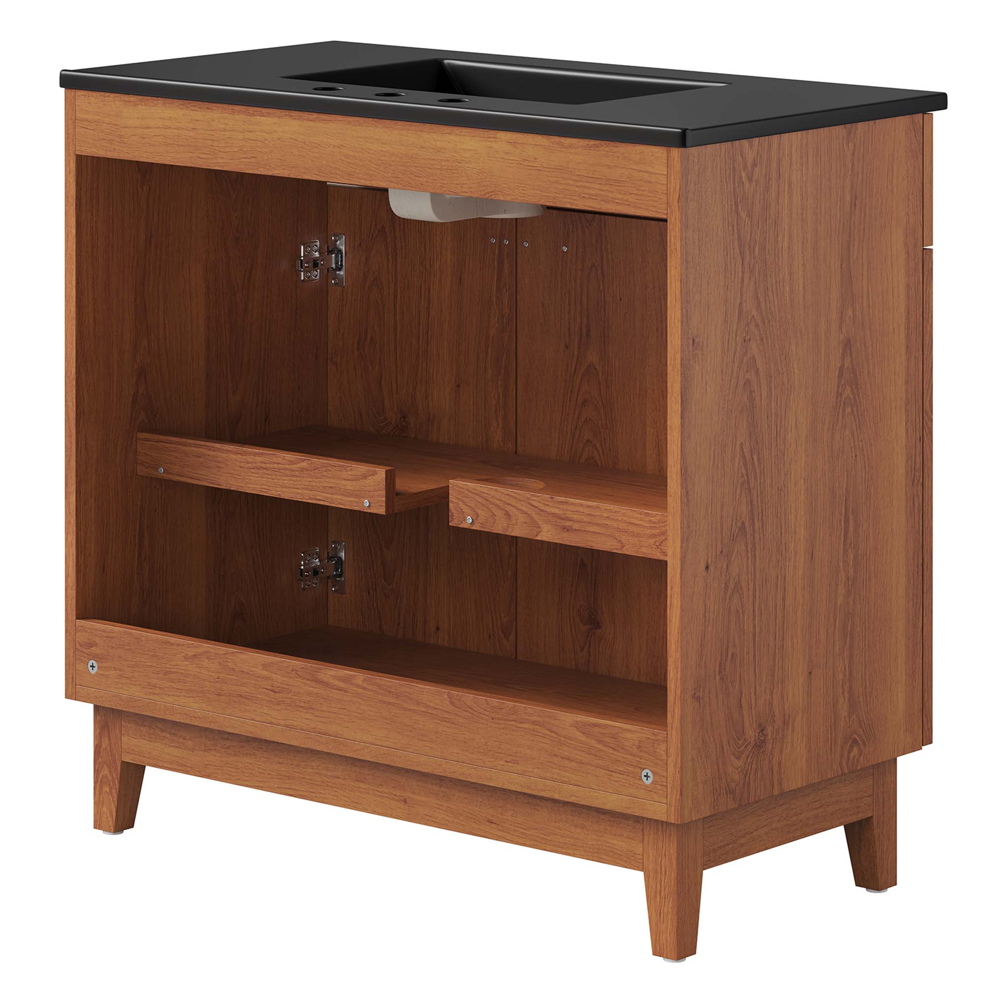 Miles 36" Bathroom Vanity - Black Walnut