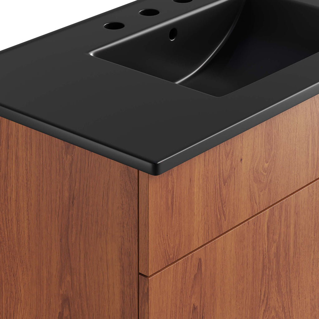 Miles 36" Bathroom Vanity - Black Walnut