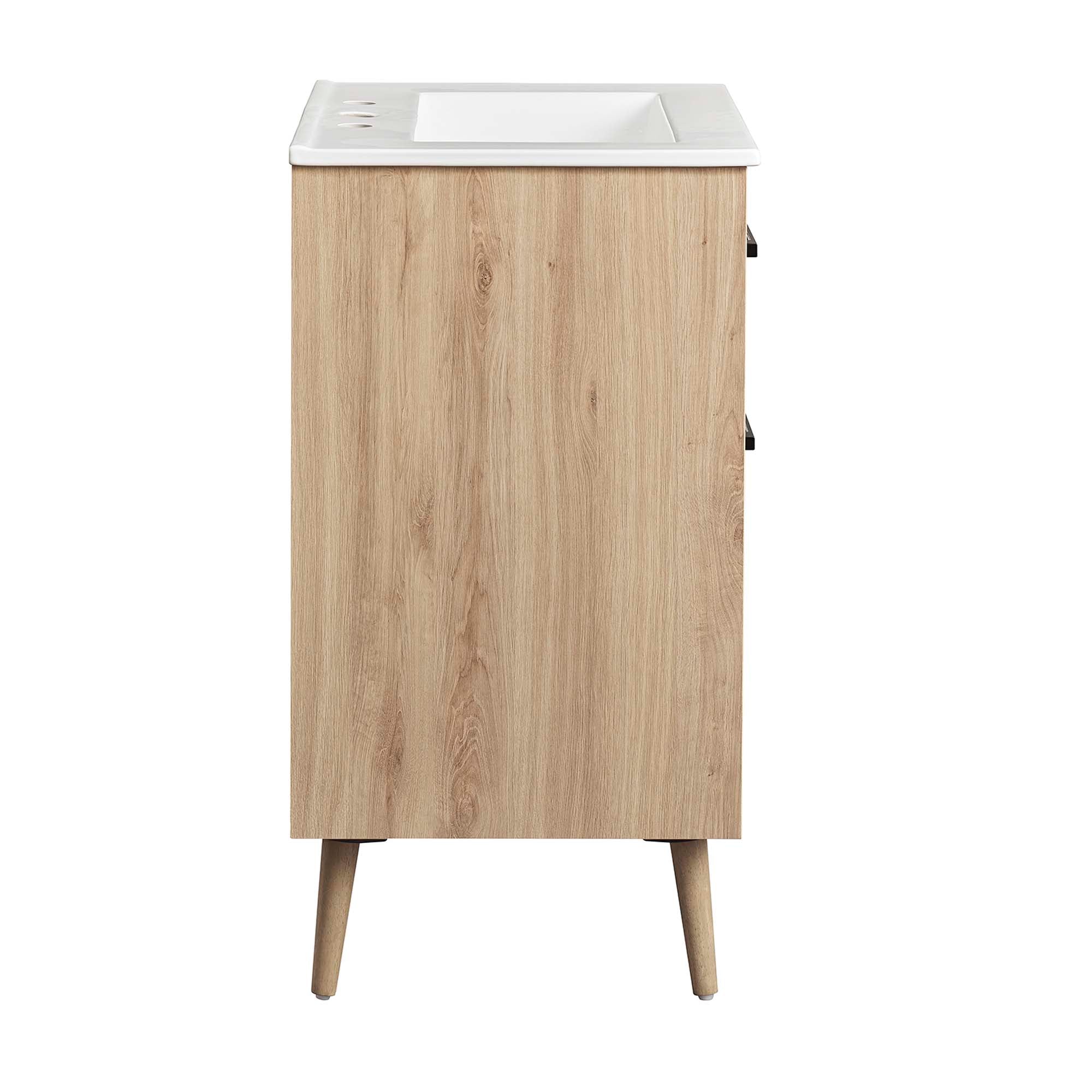 Maverick 24" Bathroom Vanity - White Oak