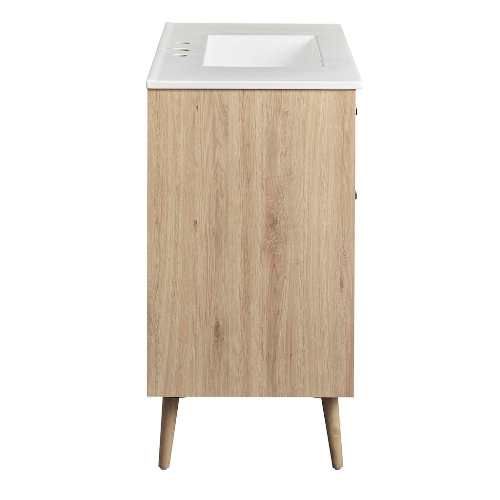 Maverick 36" Bathroom Vanity - White Oak