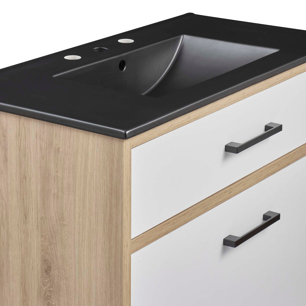 Maverick 36" Bathroom Vanity - Black Oak