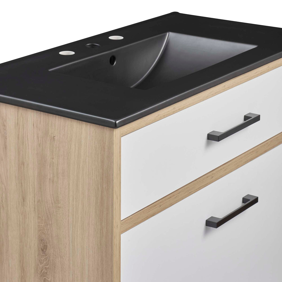 Maverick 36" Bathroom Vanity - Black Oak