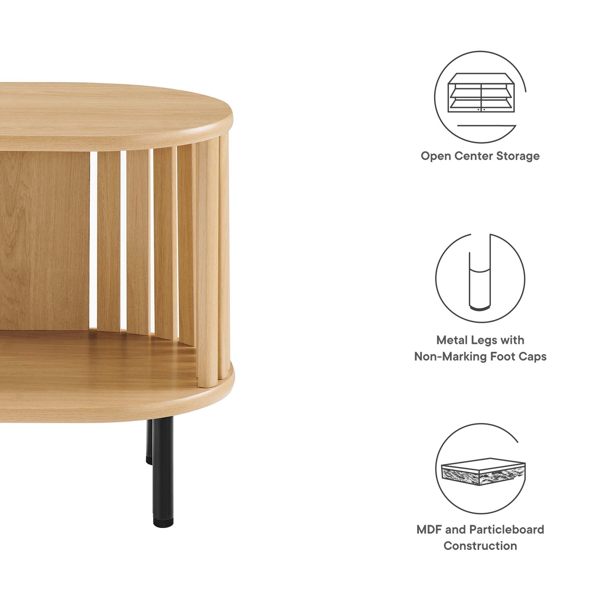 Fortitude Side Table - Oak