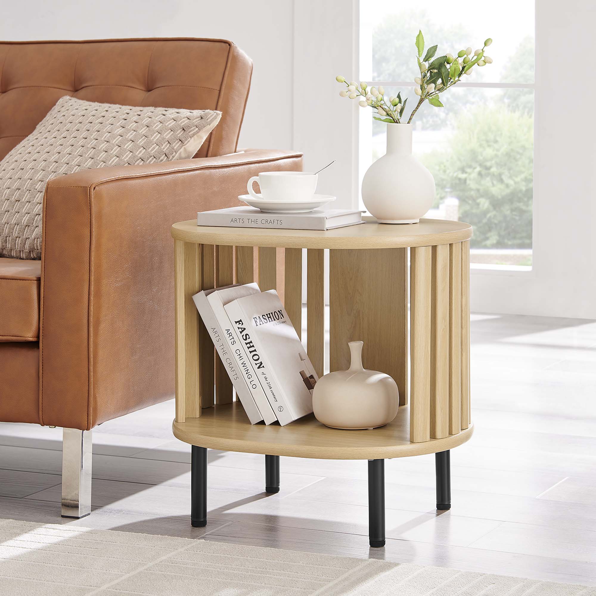 Fortitude Side Table - Oak