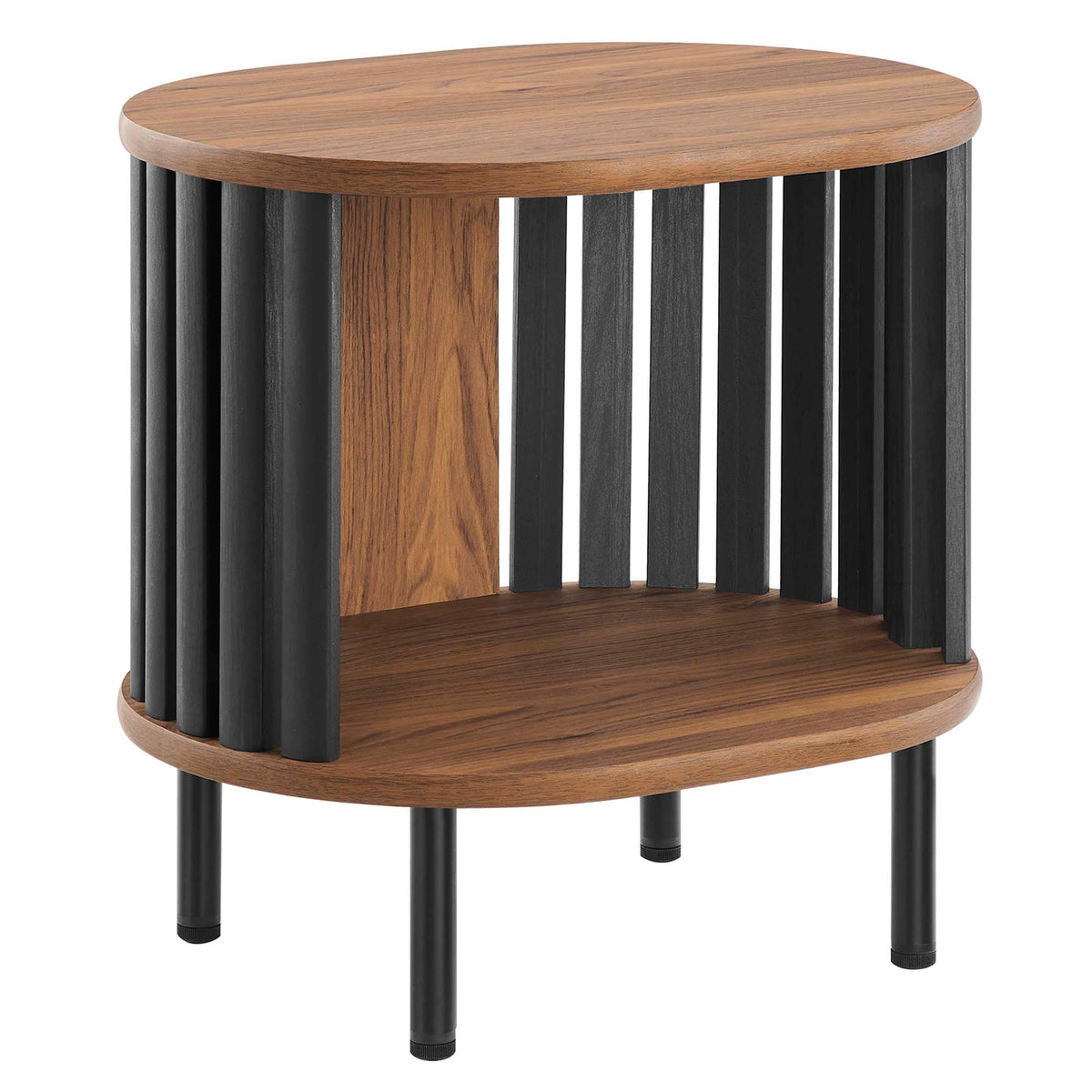 Fortitude Side Table - Walnut Black