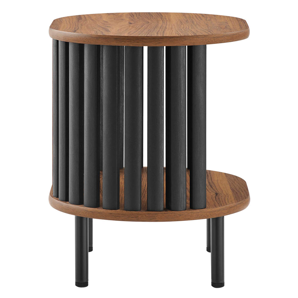 Fortitude Side Table - Walnut Black