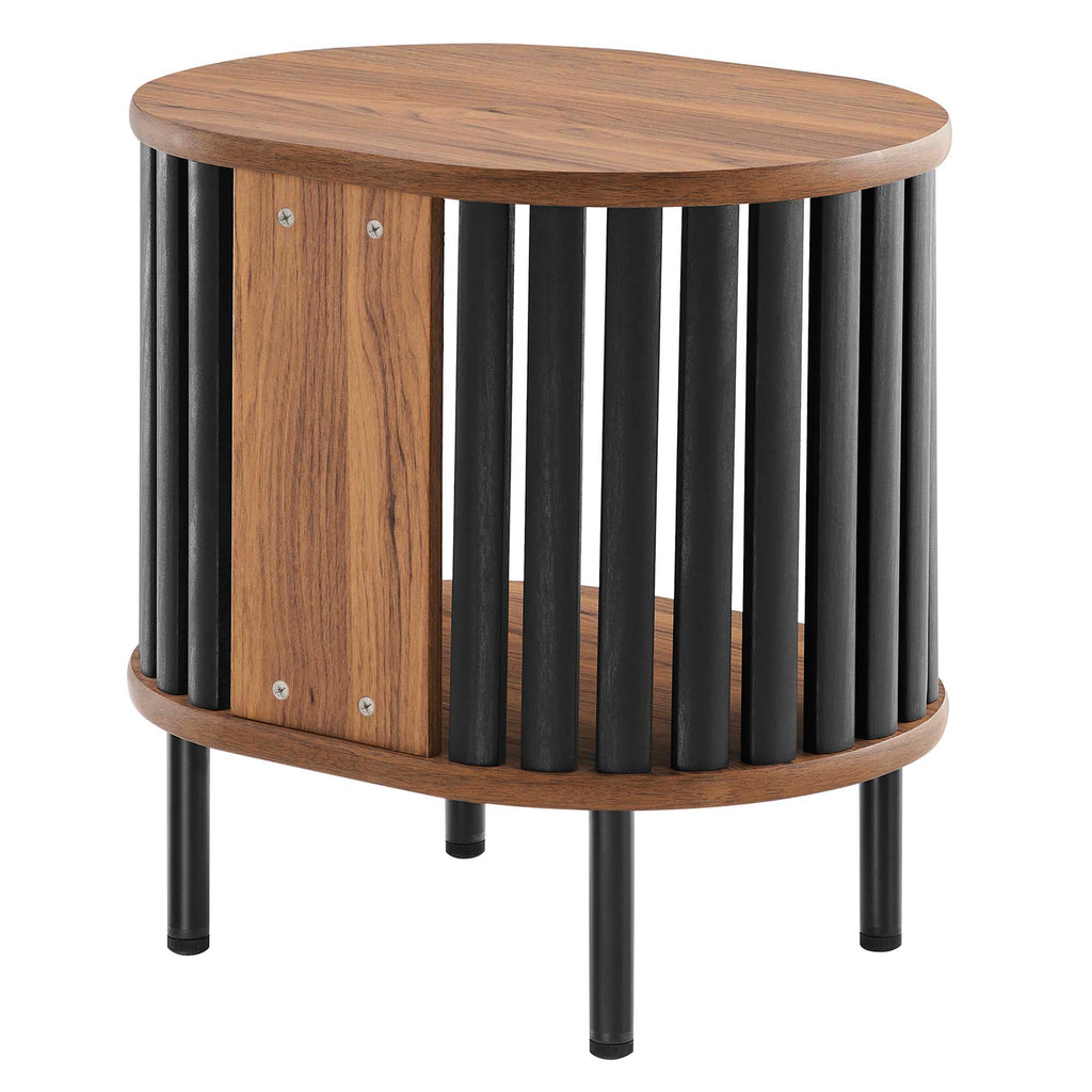 Fortitude Side Table - Walnut Black