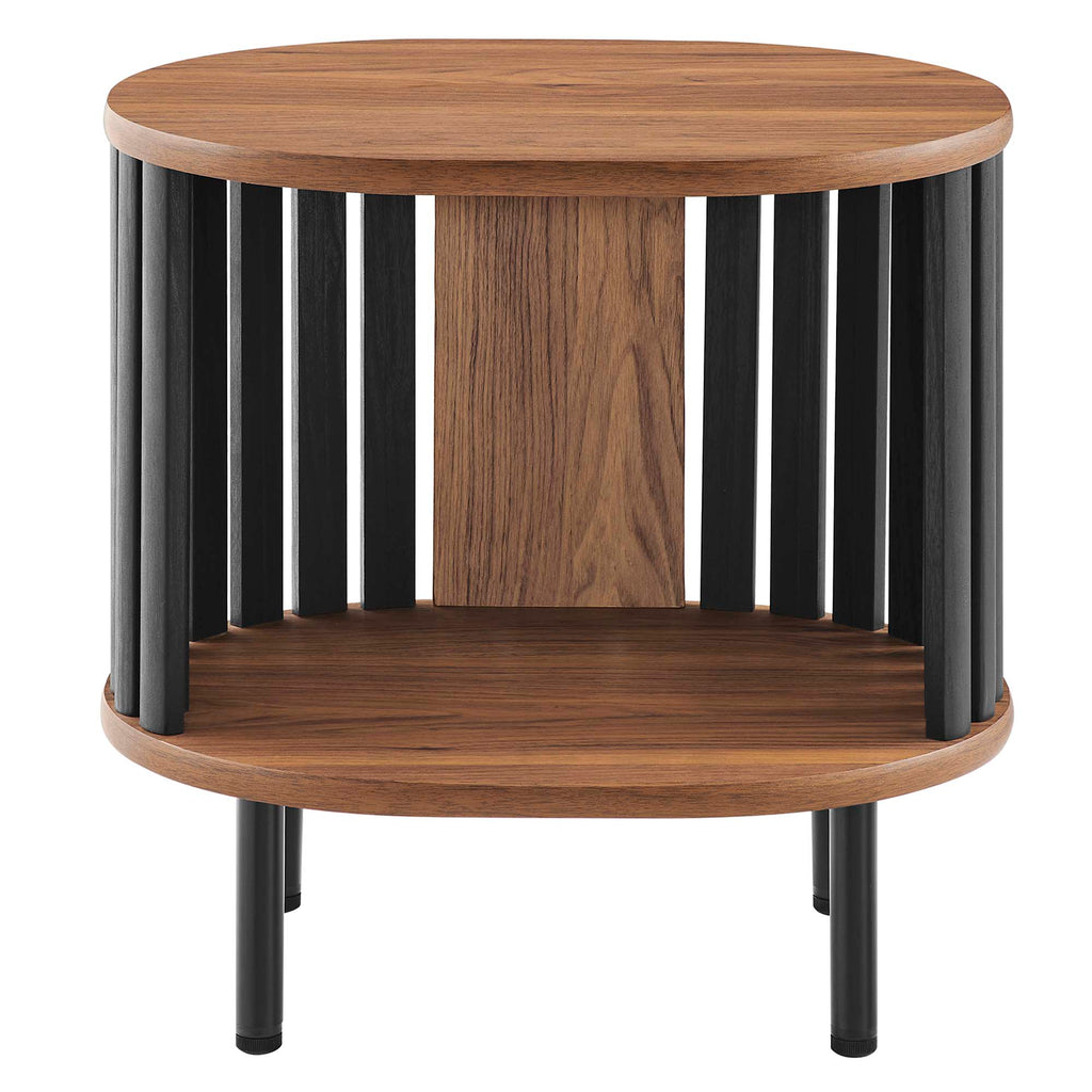 Fortitude Side Table - Walnut Black
