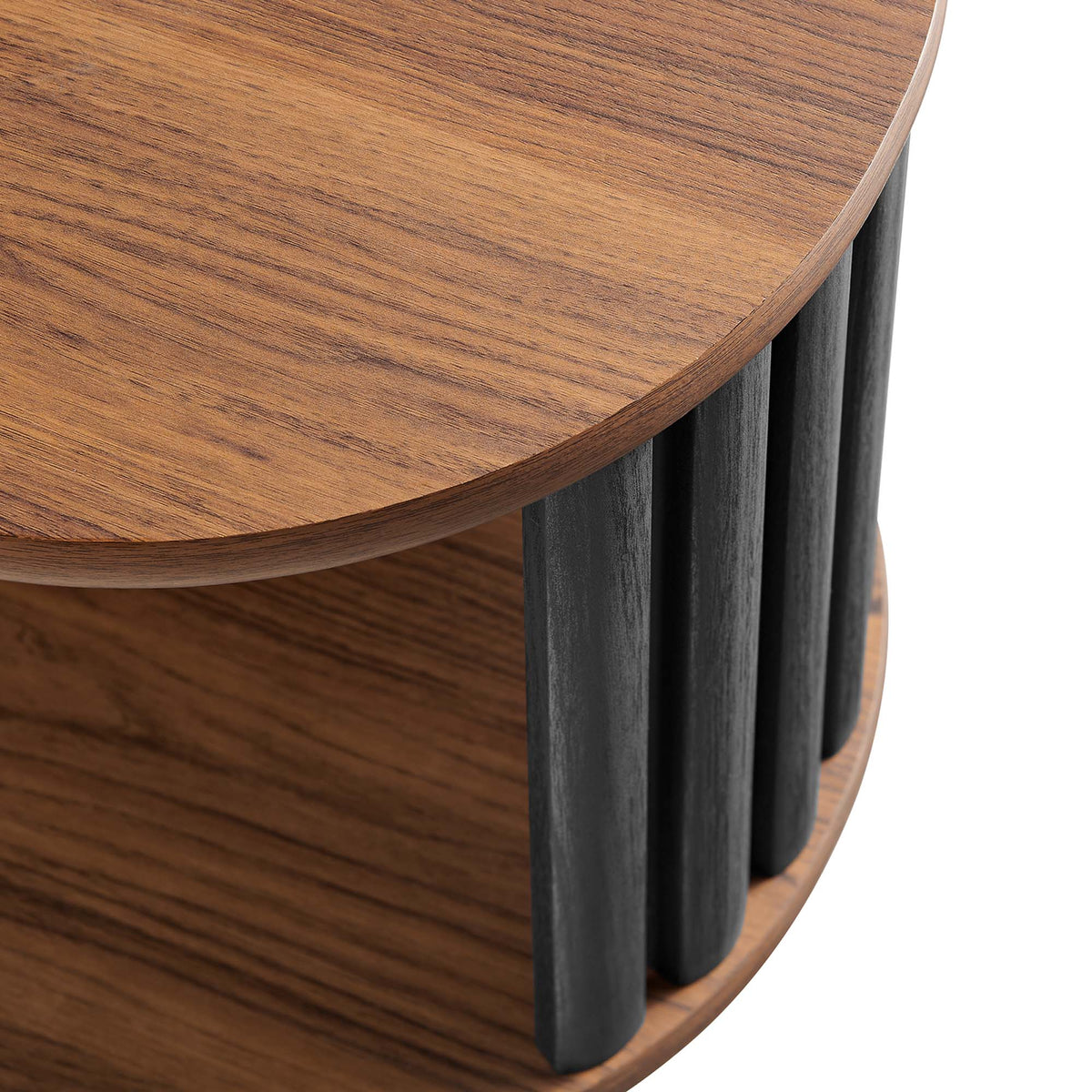 Fortitude Side Table - Walnut Black