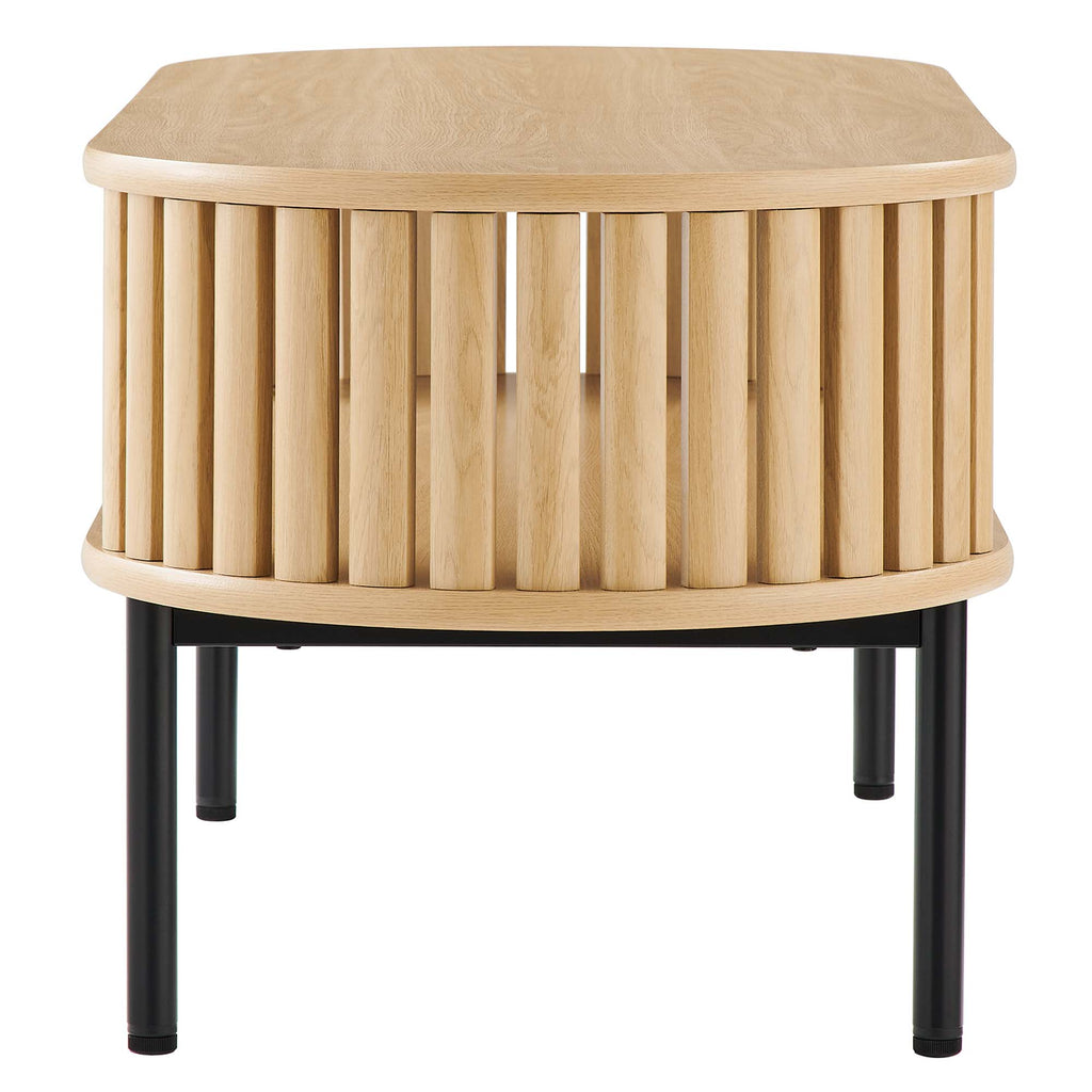 Fortitude Wood Coffee Table - Oak