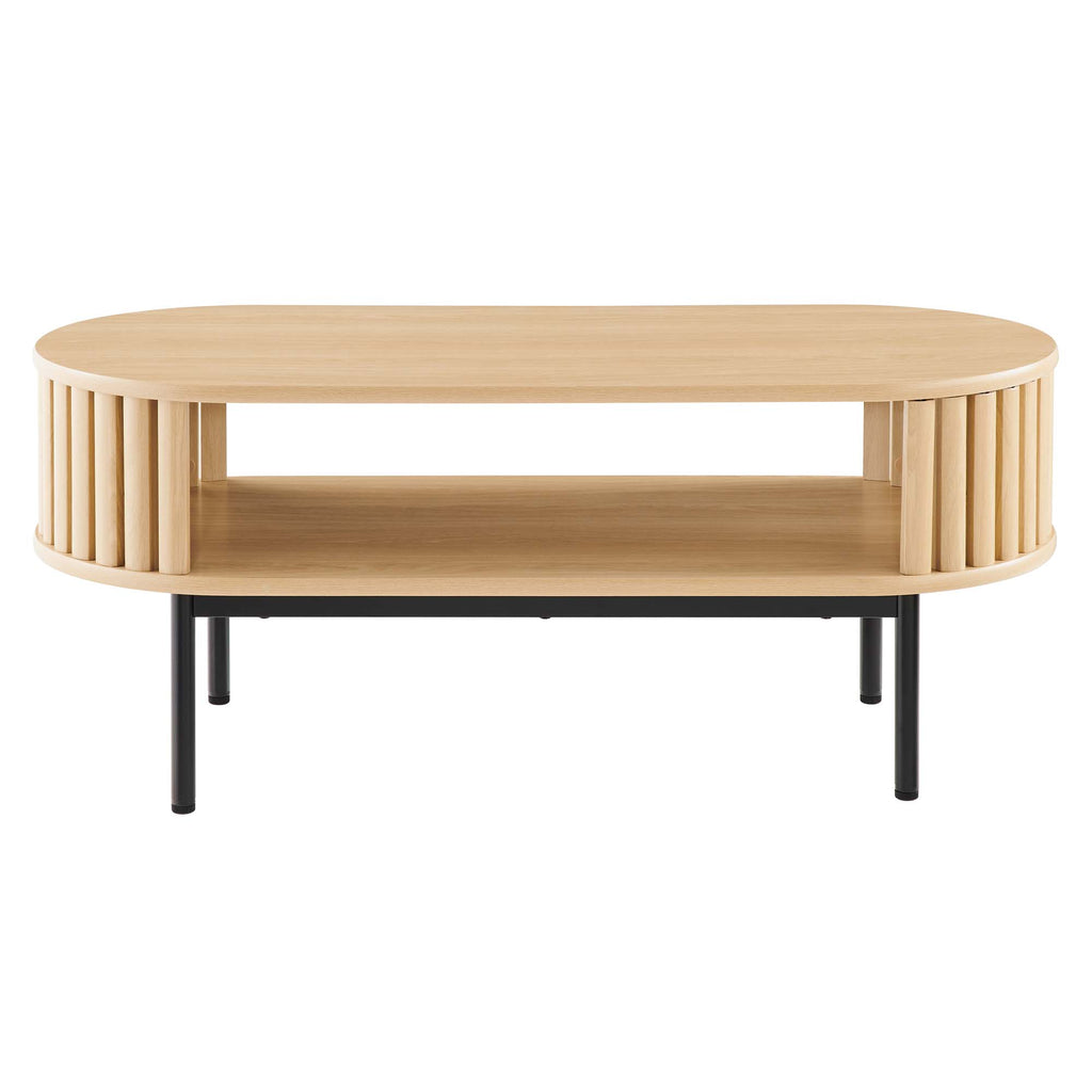 Fortitude Wood Coffee Table - Oak