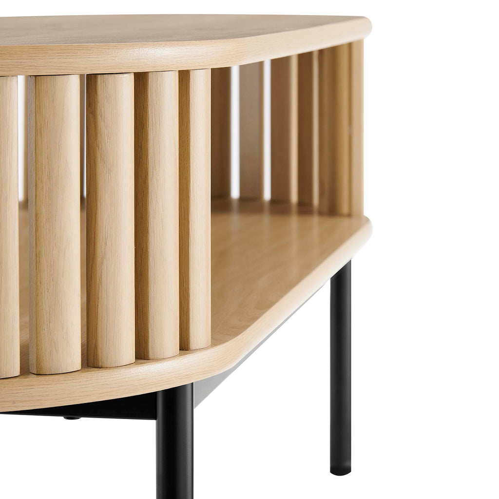 Fortitude Wood Coffee Table - Oak