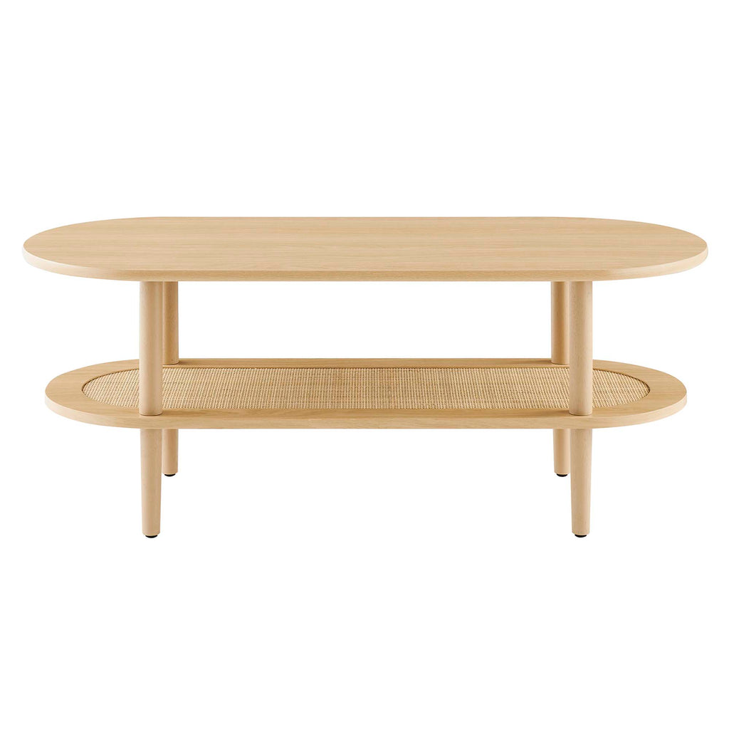 Torus Oval Coffee Table - Oak