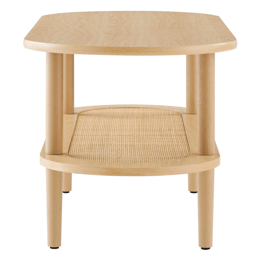 Torus Oval Coffee Table - Oak