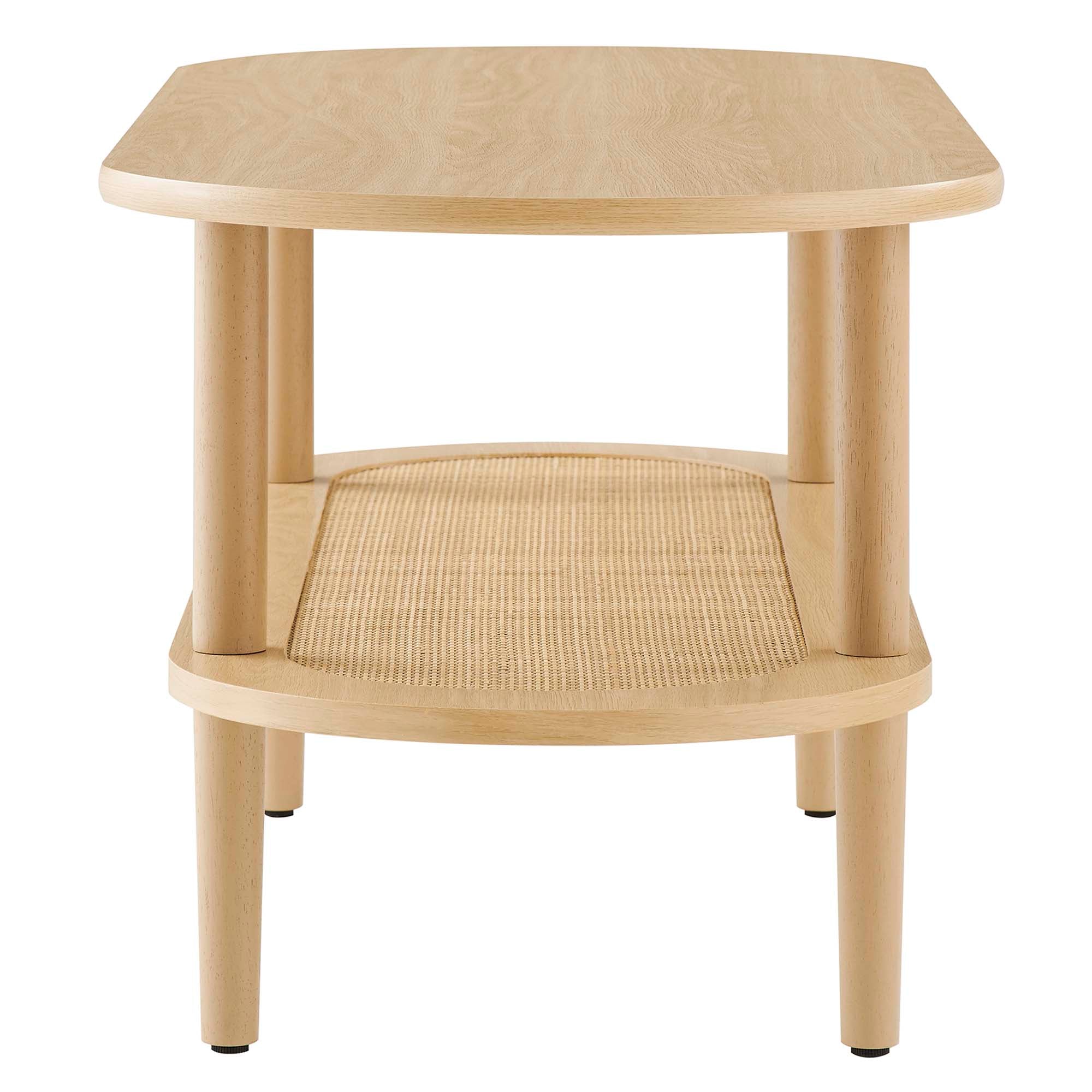 Torus Oval Coffee Table - Oak