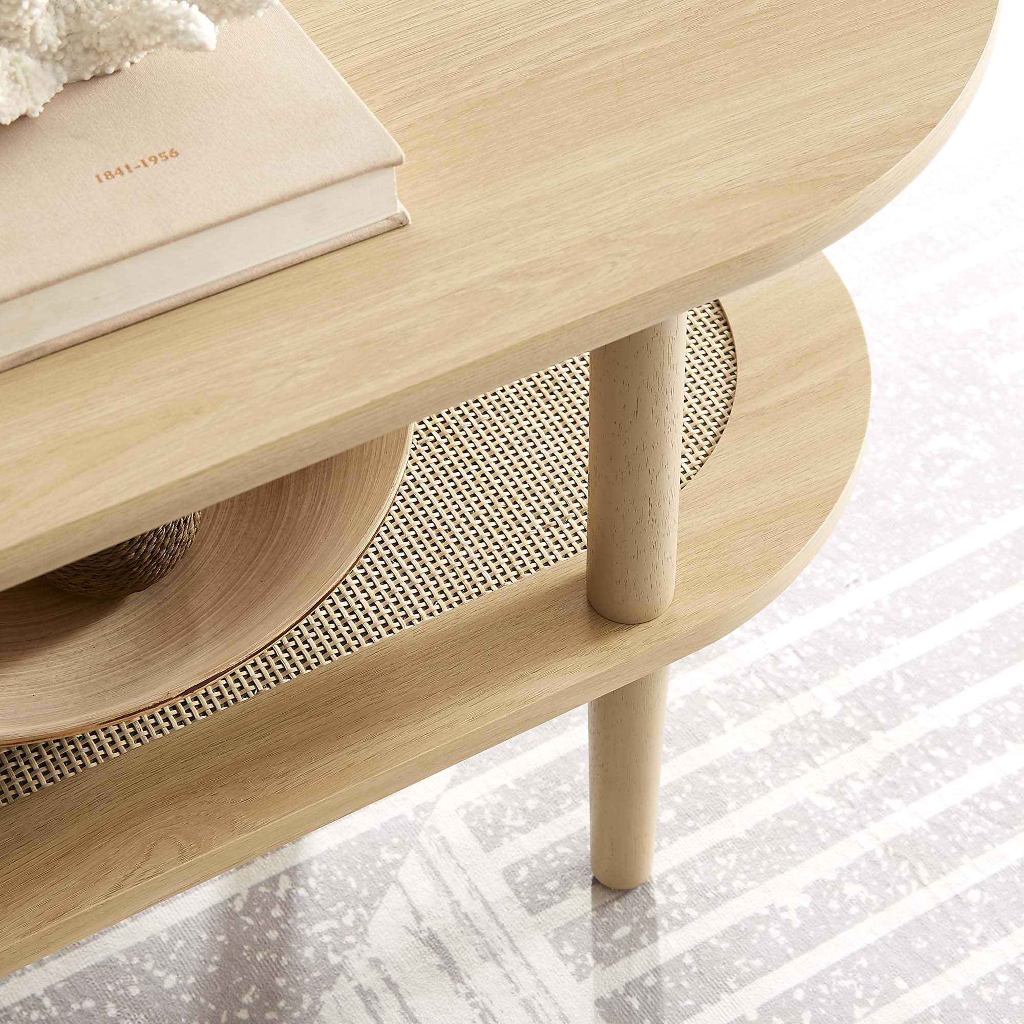 Torus Oval Coffee Table - Oak