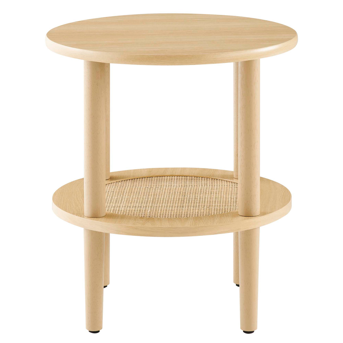 Torus Round Side Table - Oak