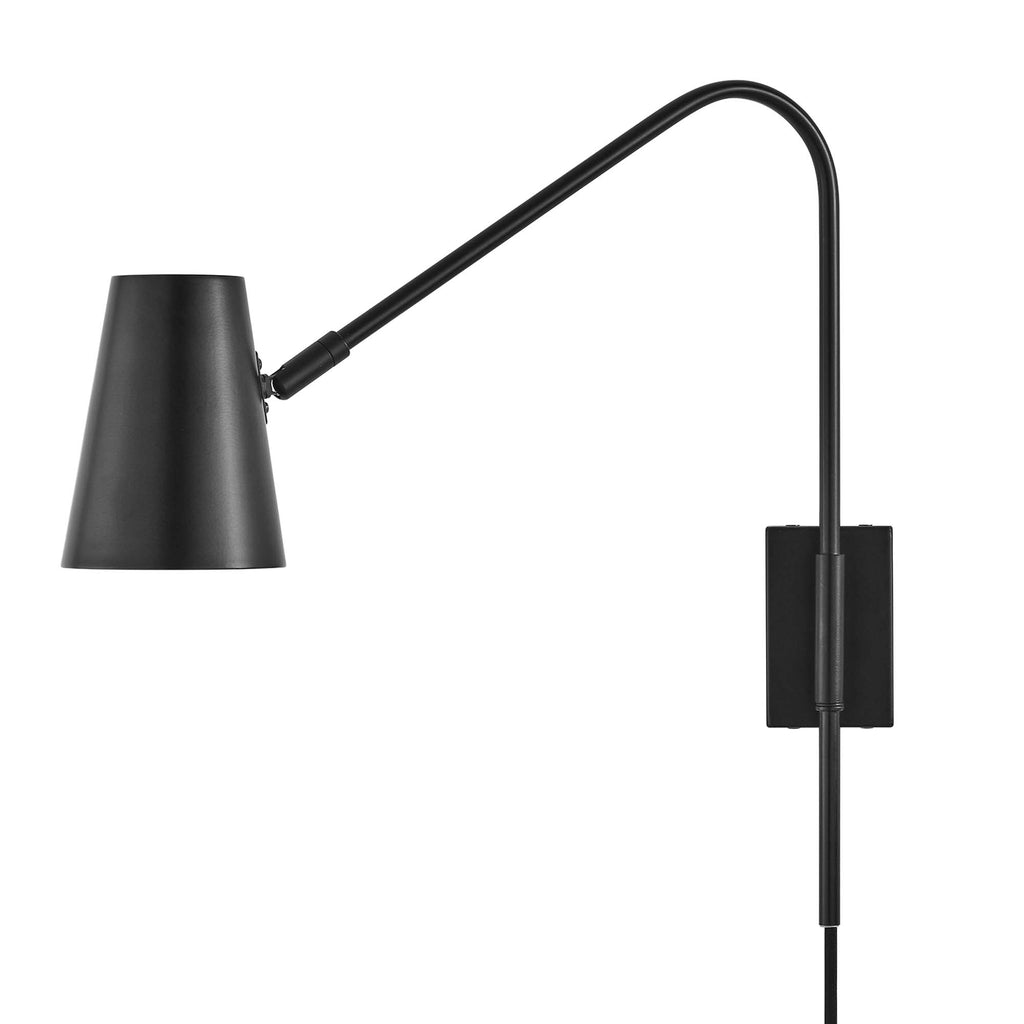 Faye Metal Wall Sconce - Black