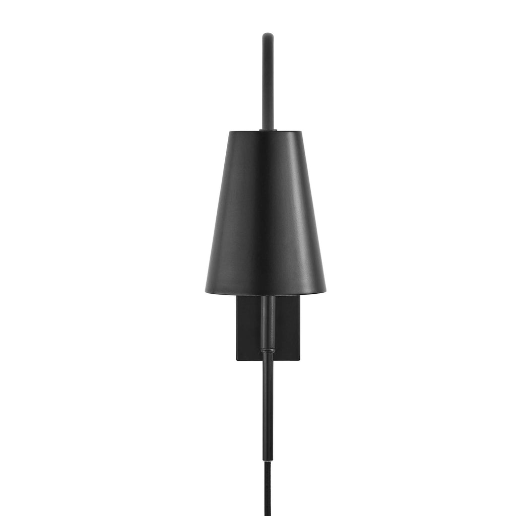 Faye Metal Wall Sconce - Black