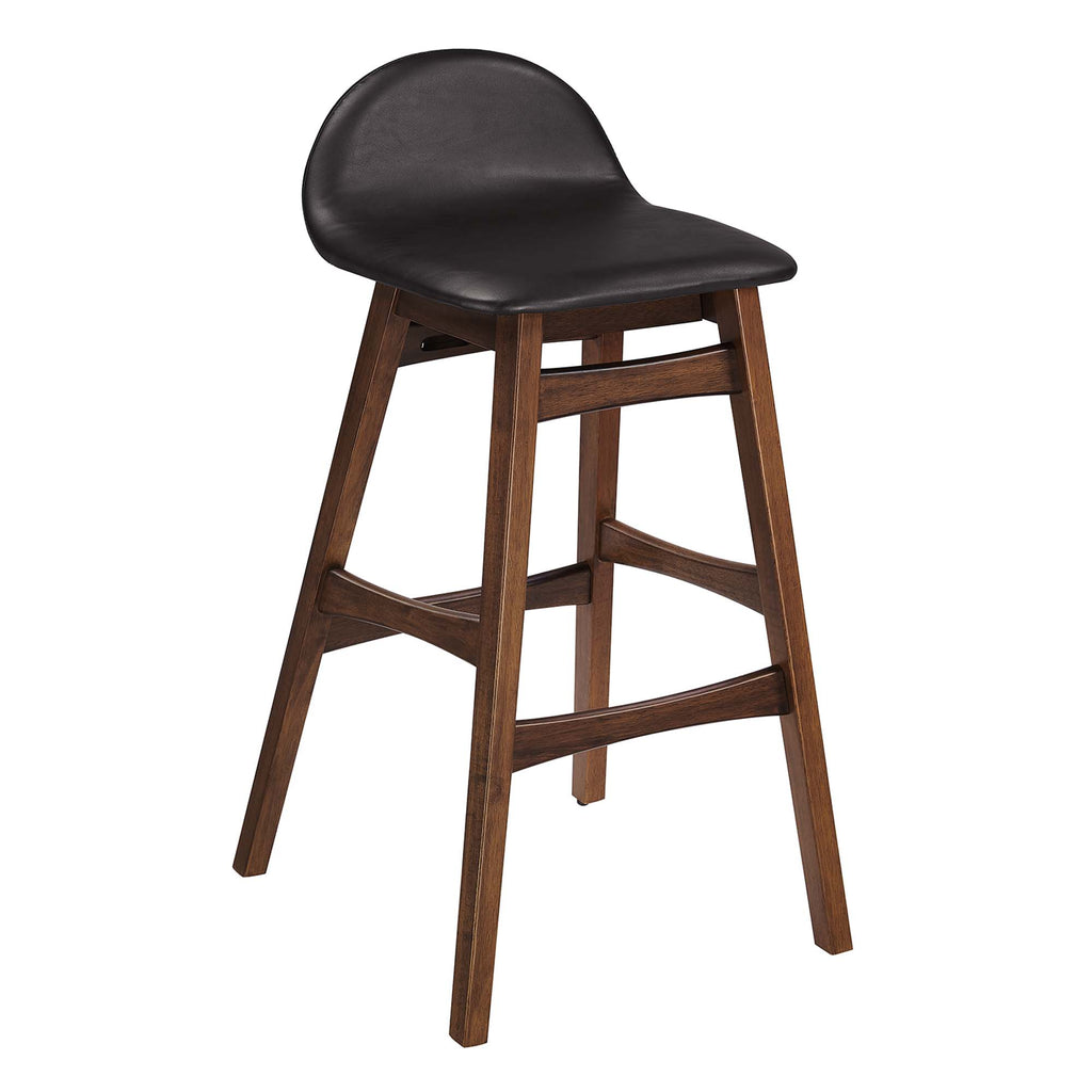 Juno Wood Bar Stool Set of 2 - Brown