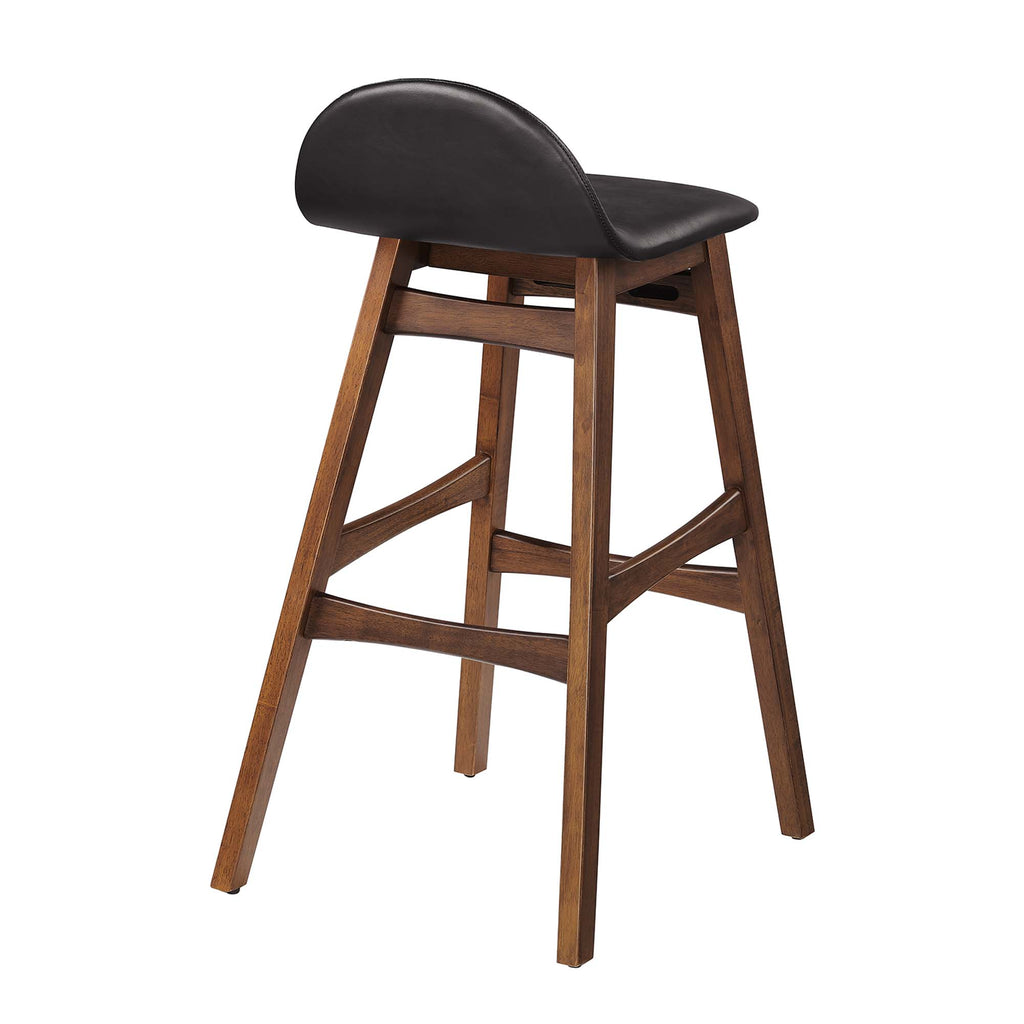 Juno Wood Bar Stool Set of 2 - Brown