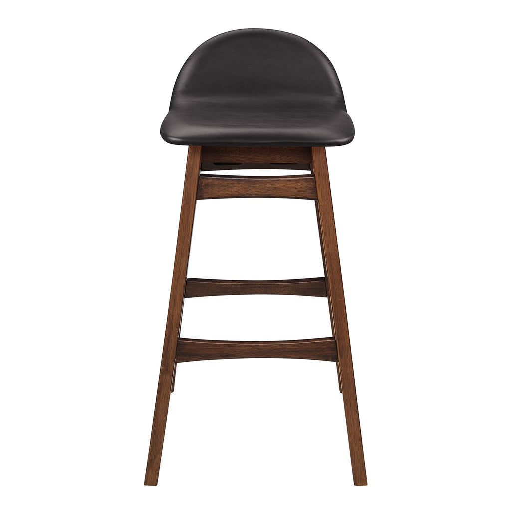 Juno Wood Bar Stool Set of 2 - Brown