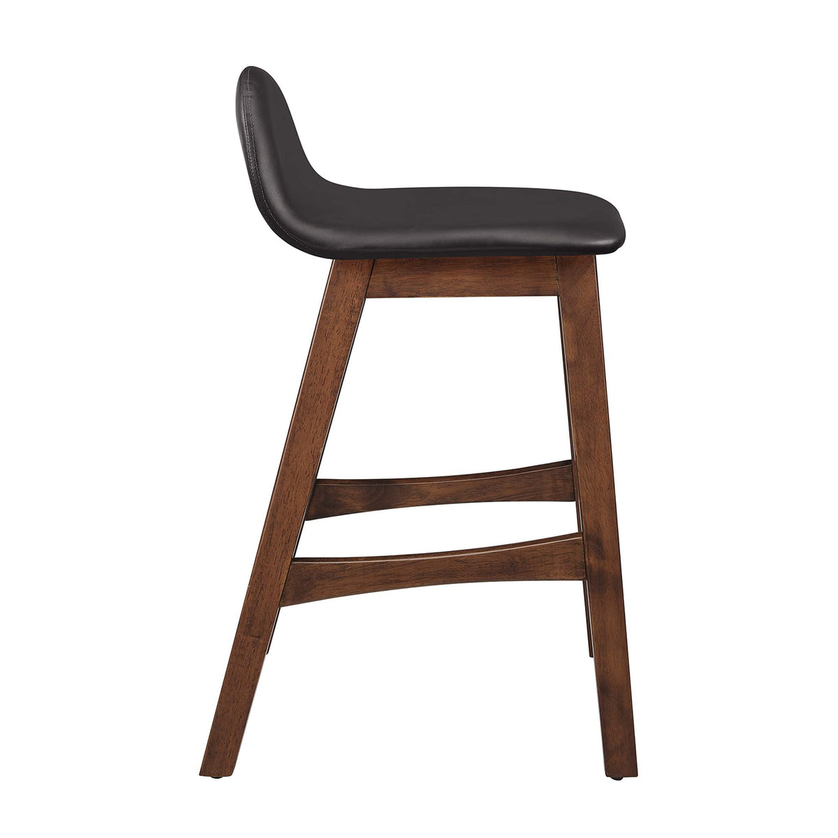 Juno Wood Counter Stool Set of 2 - Brown