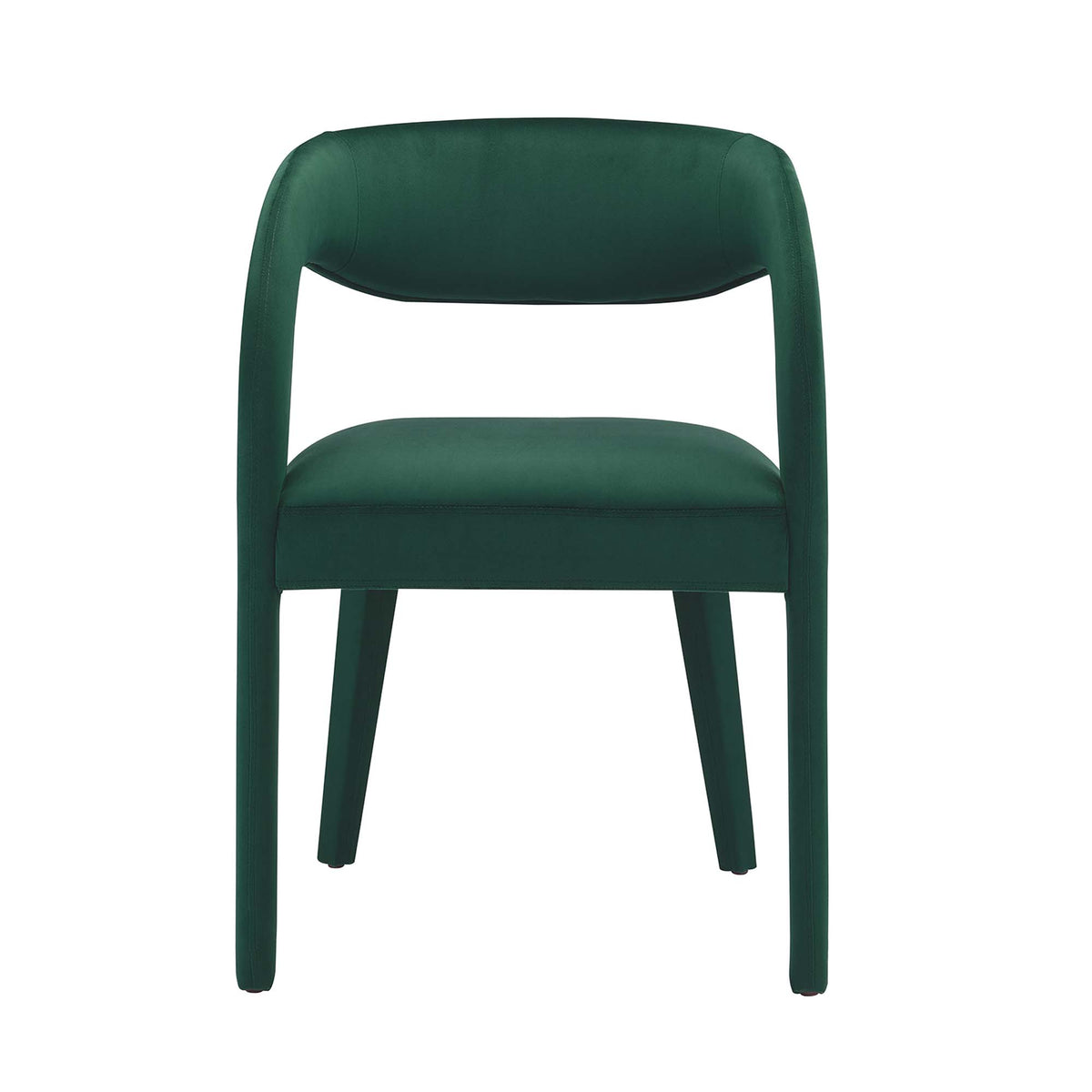 Pinnacle Performance Velvet Dining Chair Set of 2 - Green