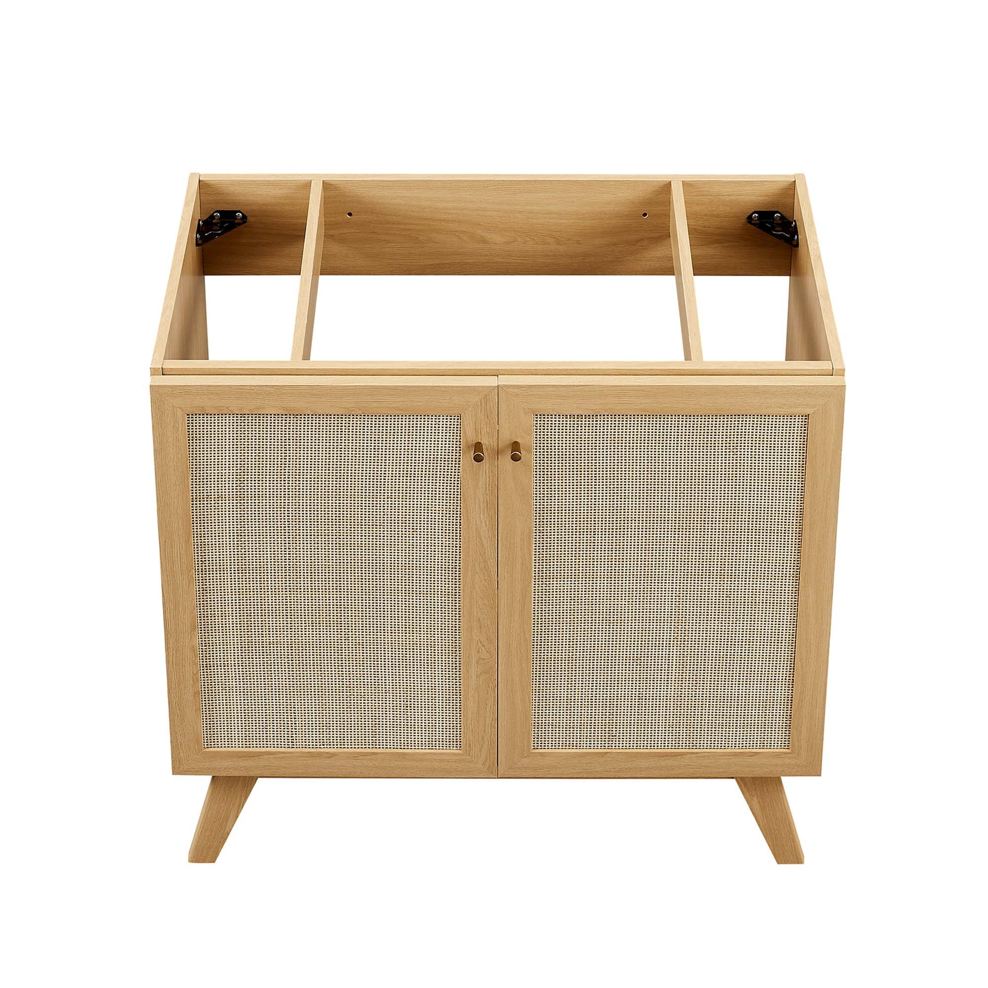 Soma 36" Bathroom Vanity Cabinet (Sink Basin Not Included) - Oak