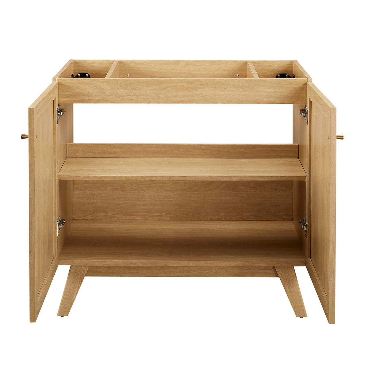 Soma 36" Bathroom Vanity Cabinet (Sink Basin Not Included) - Oak