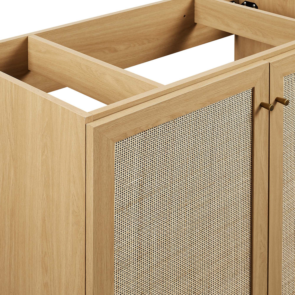 Soma 36" Bathroom Vanity Cabinet (Sink Basin Not Included) - Oak