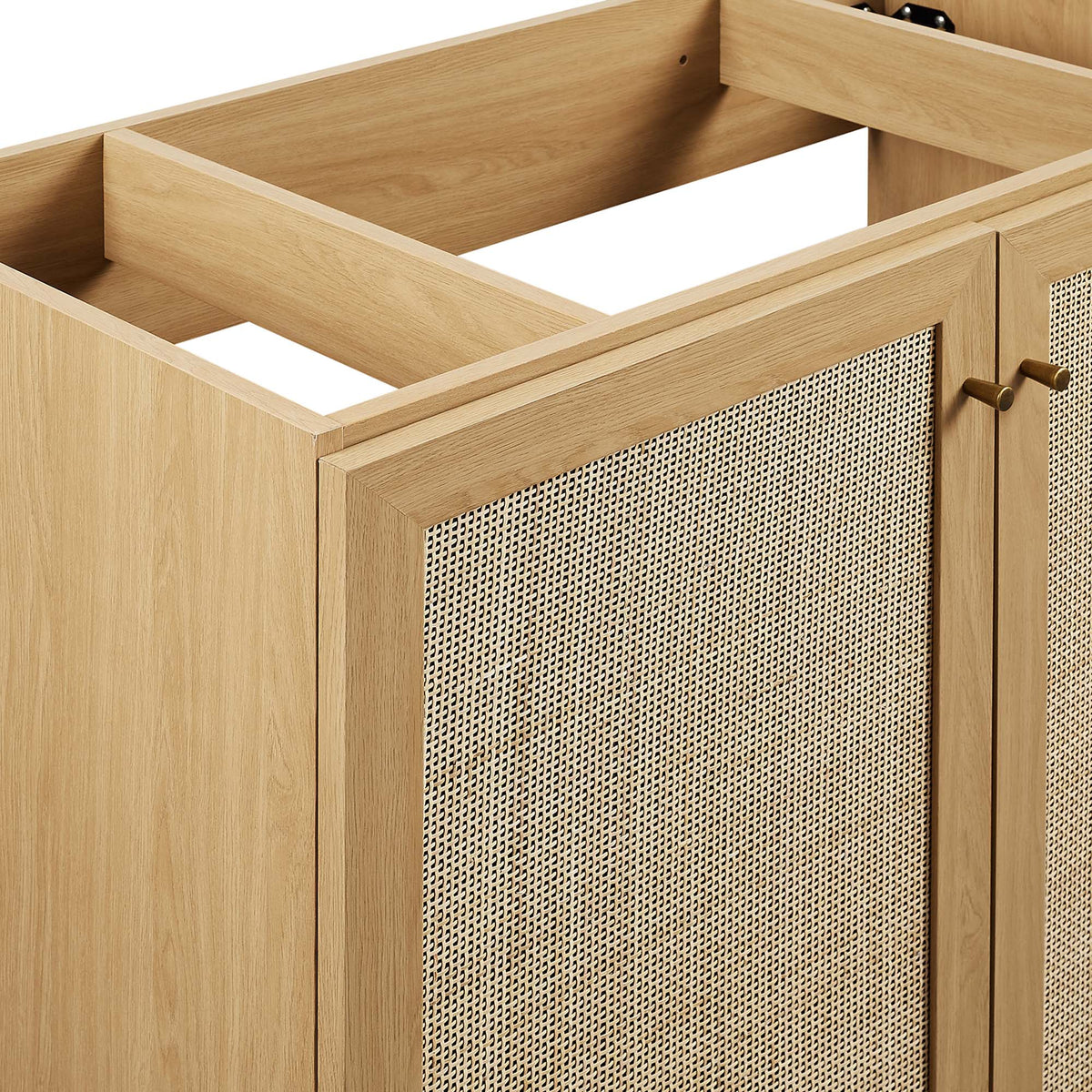 Soma 36" Bathroom Vanity Cabinet (Sink Basin Not Included) - Oak