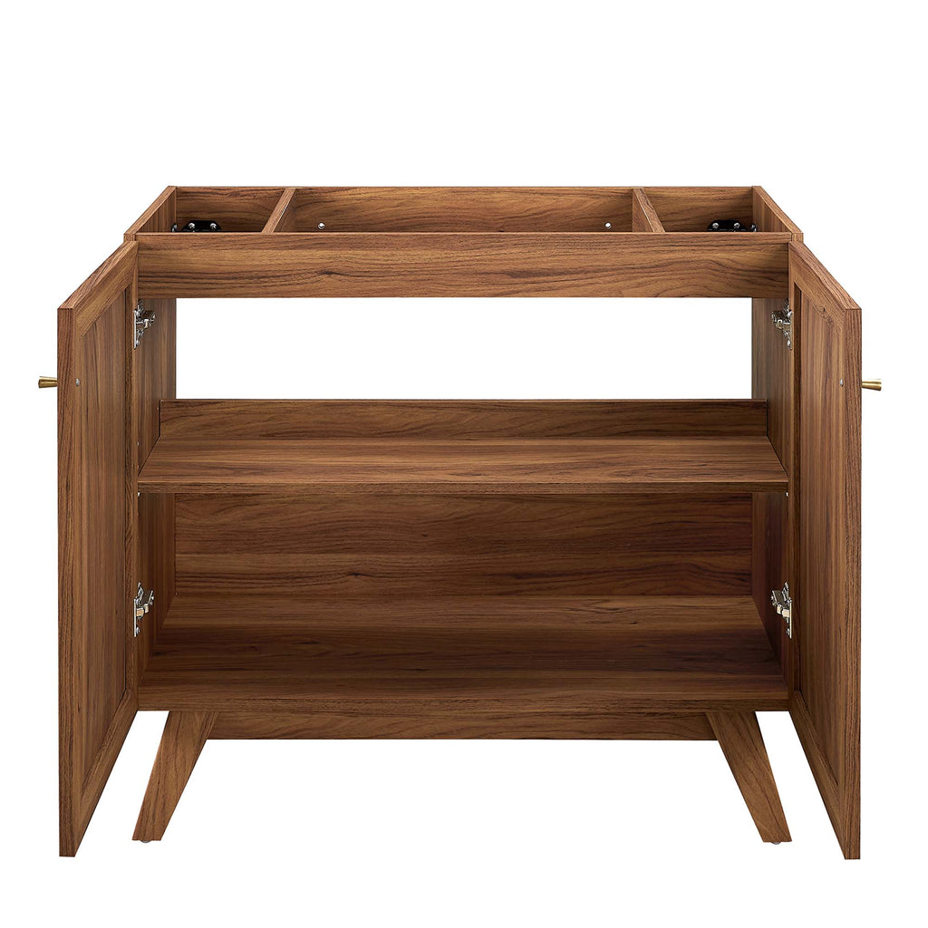 Soma 36" Bathroom Vanity Cabinet (Sink Basin Not Included) - Walnut