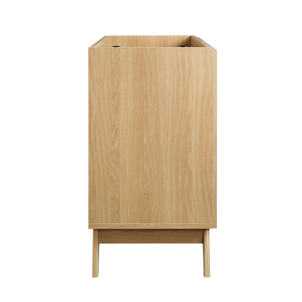Soma 48" Single or Double Sink Compatible Bathroom Vanity Cabinet (Sink Basin Not Included) - Oak