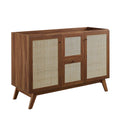 Soma 48" Single or Double Sink Compatible Bathroom Vanity Cabinet (Sink Basin Not Included) - Walnut