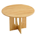 Rivian Round 48" Wood Dining Table - Oak